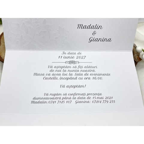 Invitatie nunta cod 20470
