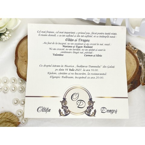 Invitatie nunta cod 7053 
