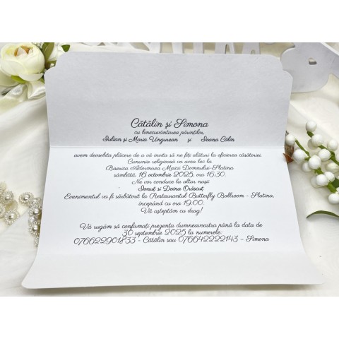Invitatie nunta cod 20433